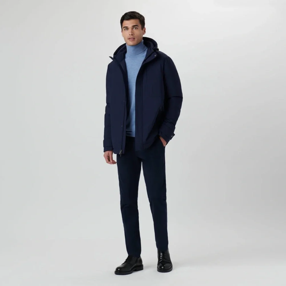 Bugatchi Dark Blue Performance Jacket - Picture 2 of 11